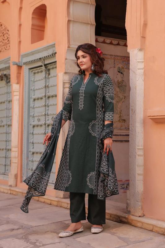Janni cotton 3pcs wholesale kurtis by u womens wear secunderabad telangana